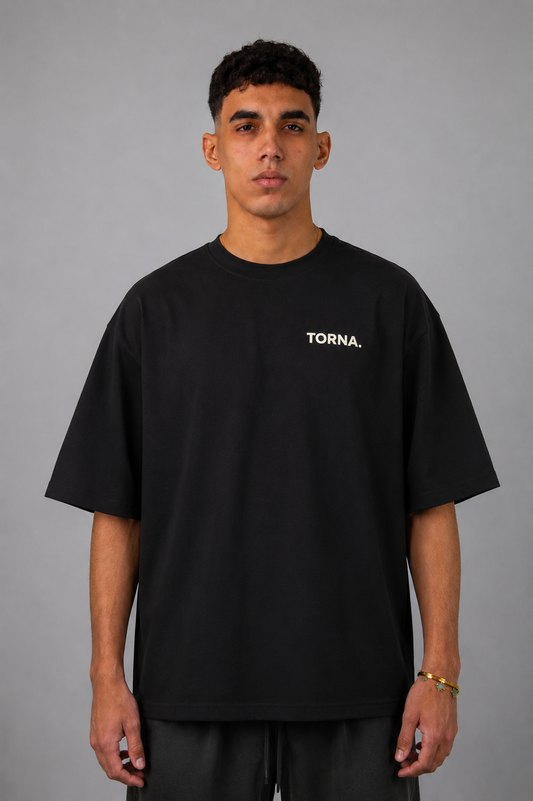 TORNA Essential BoxFit T-Shirt – MidNight Black