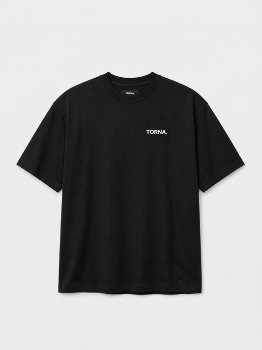 TORNA Essential Oversized T-Shirt – Midnight Black