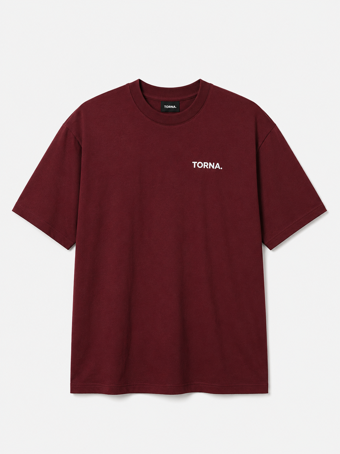 TORNA Essential Oversized T-Shirt – Deep Burgundy