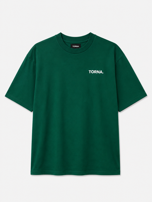 TORNA Essential Oversized T-Shirt – Dark Green