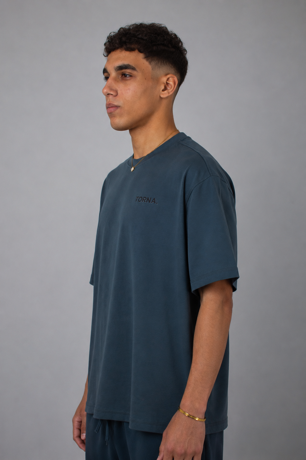 TORNA Essential Oversized T-Shirt – Iron Grey