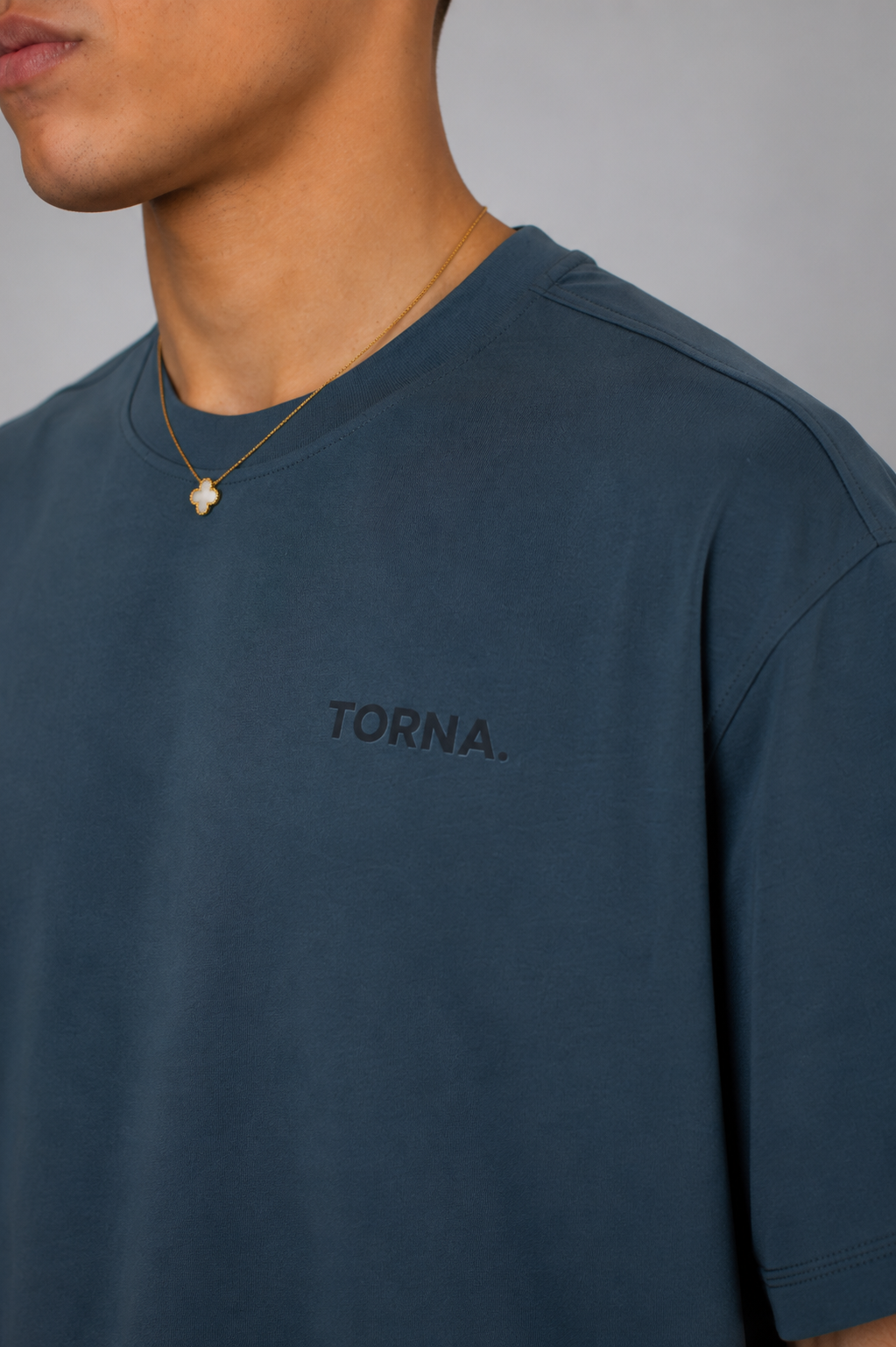 TORNA Essential Oversized T-Shirt – Iron Grey