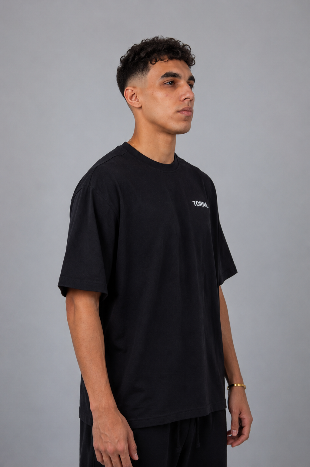 TORNA Essential Oversized T-Shirt – Midnight Black