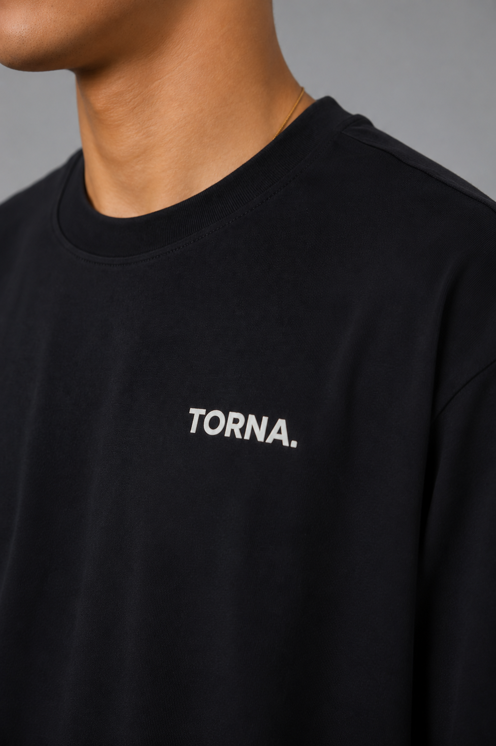 TORNA Essential Oversized T-Shirt – Midnight Black