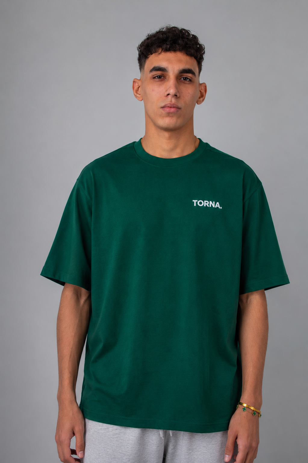 TORNA Essential Oversized T-Shirt – Dark Green