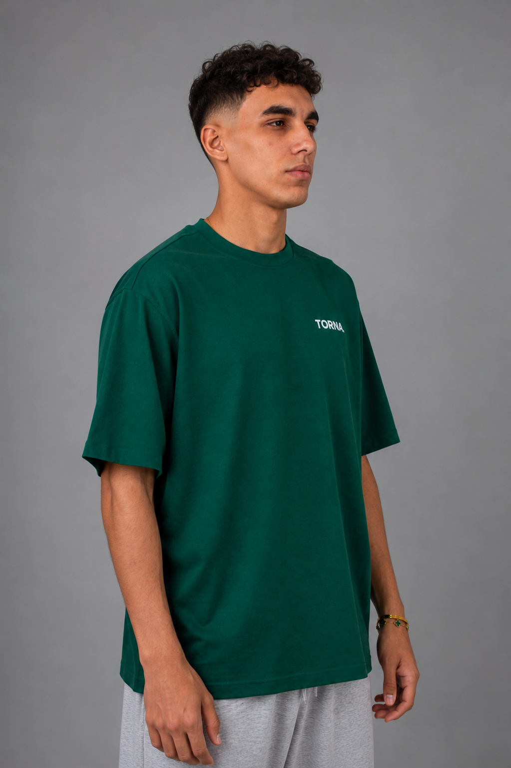 TORNA Essential Oversized T-Shirt – Dark Green