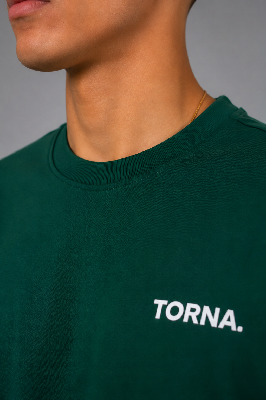 TORNA Essential Oversized T-Shirt – Dark Green