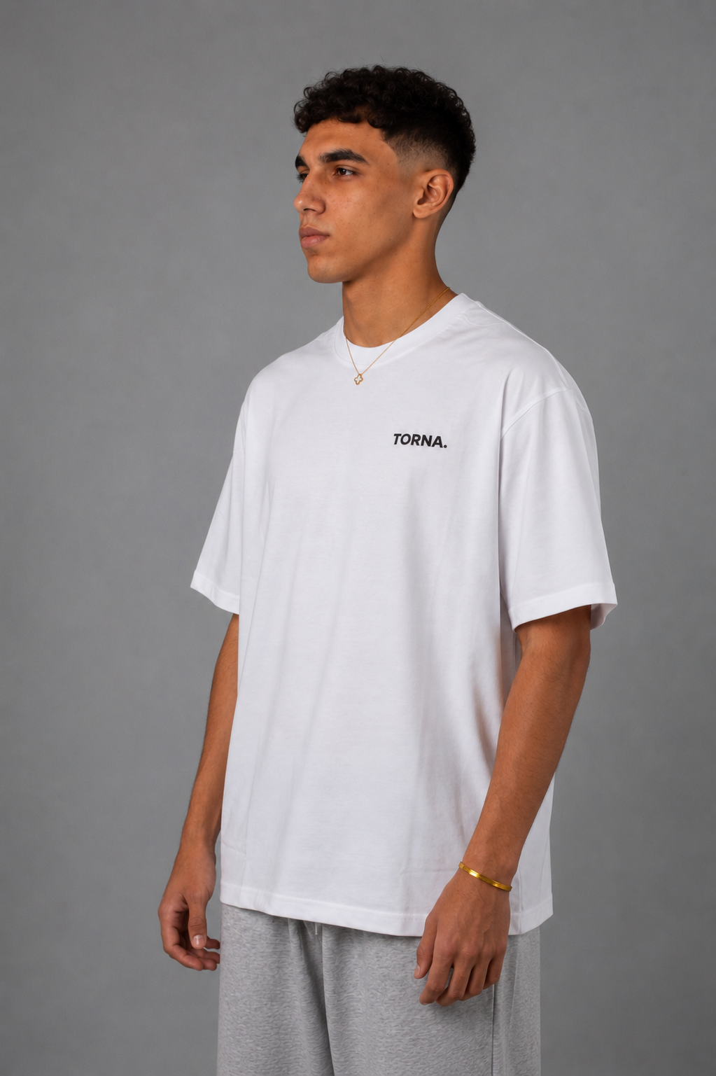 TORNA Essential Oversized T-Shirt – Pure White