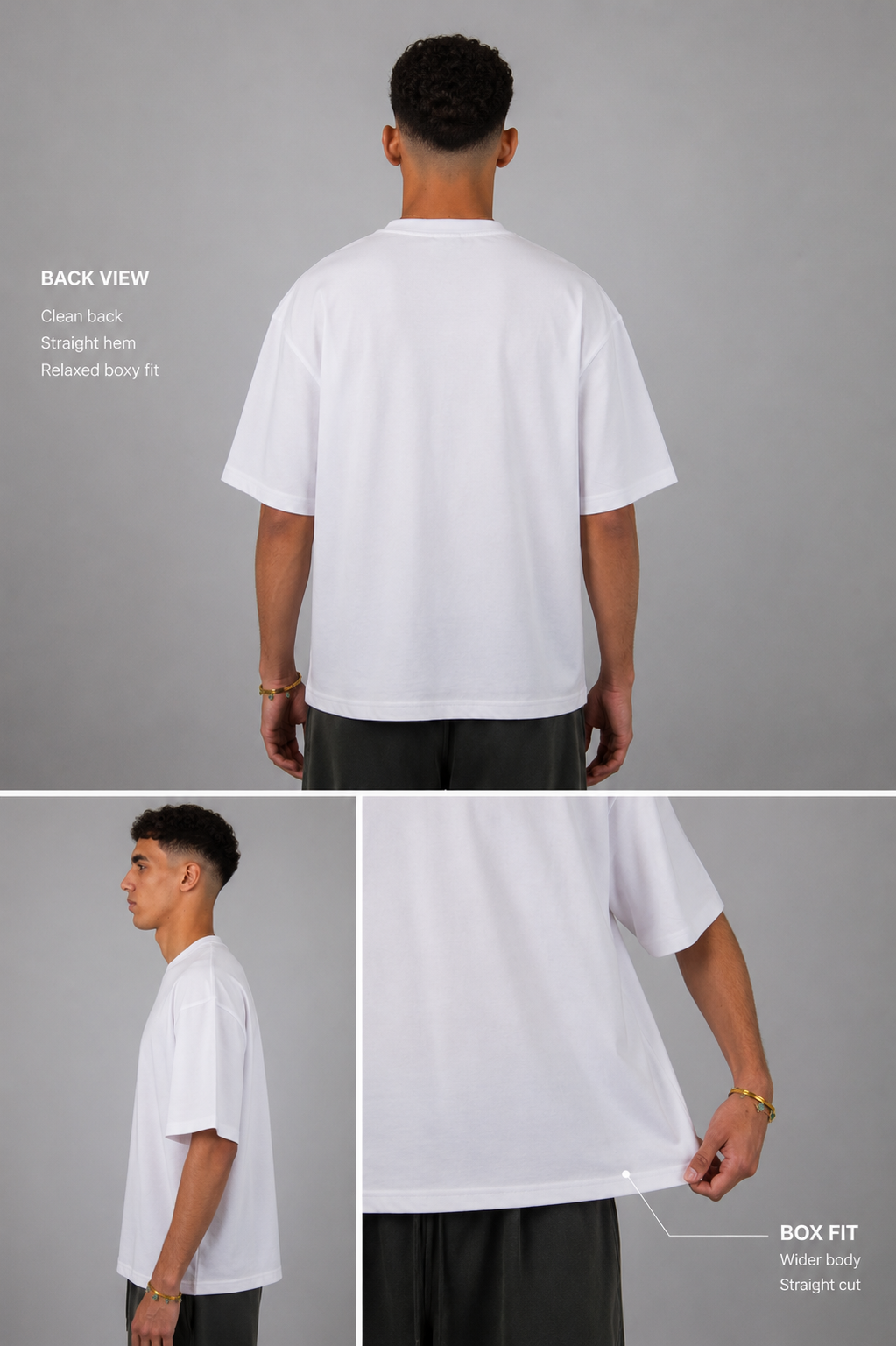 TORNA Essential BoxFit T-Shirt – Pure White