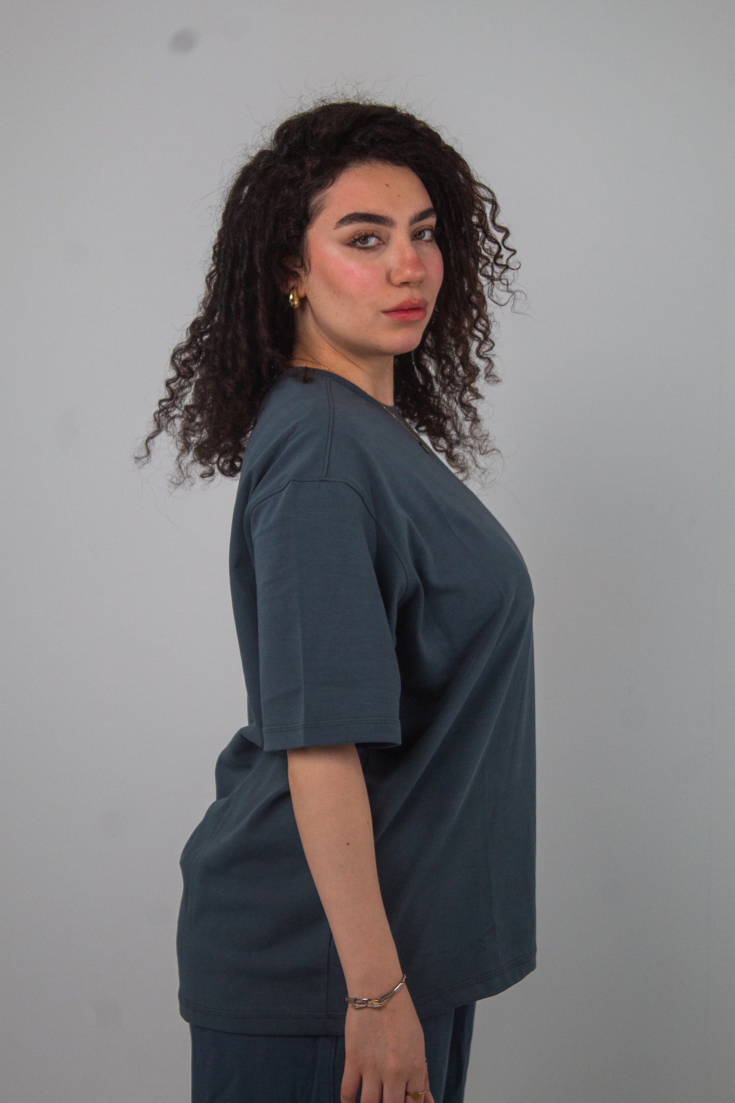 TORNA Essential Oversized T-Shirt – Iron Grey