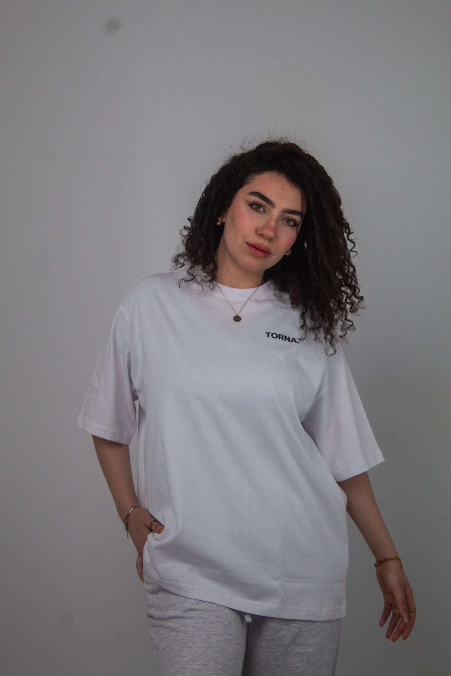 TORNA Essential Oversized T-Shirt – Pure White