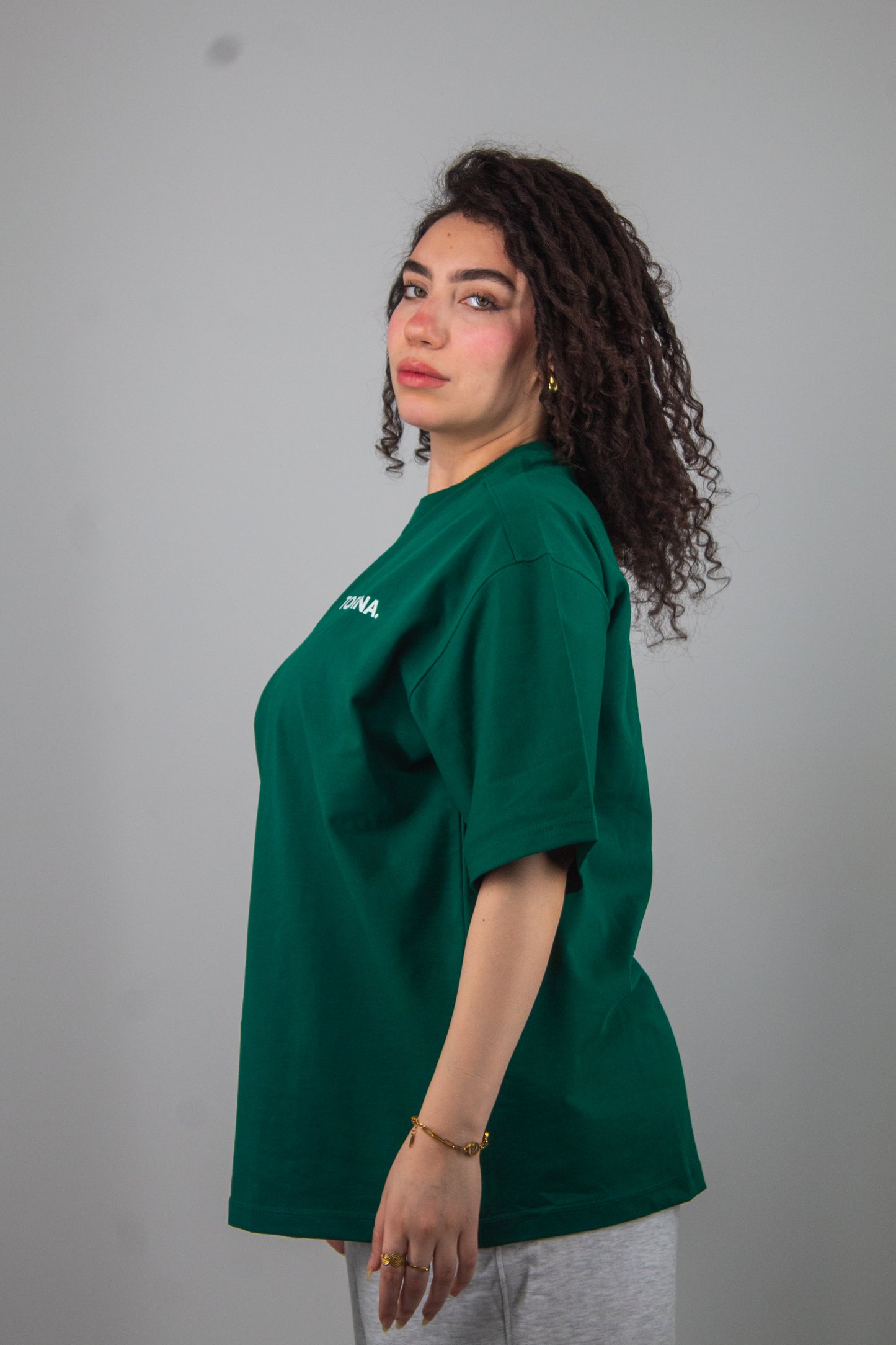 TORNA Essential Oversized T-Shirt – Dark Green