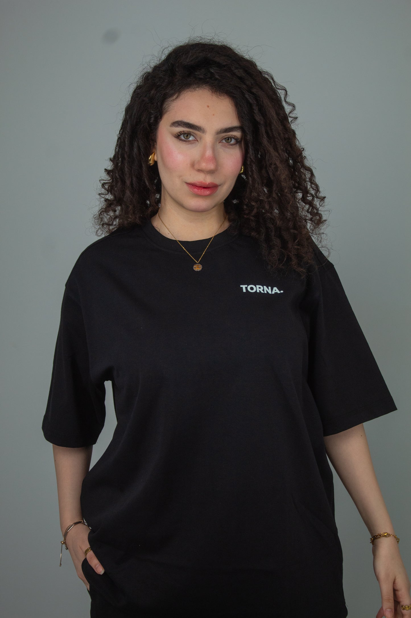 TORNA Essential Oversized T-Shirt – Midnight Black