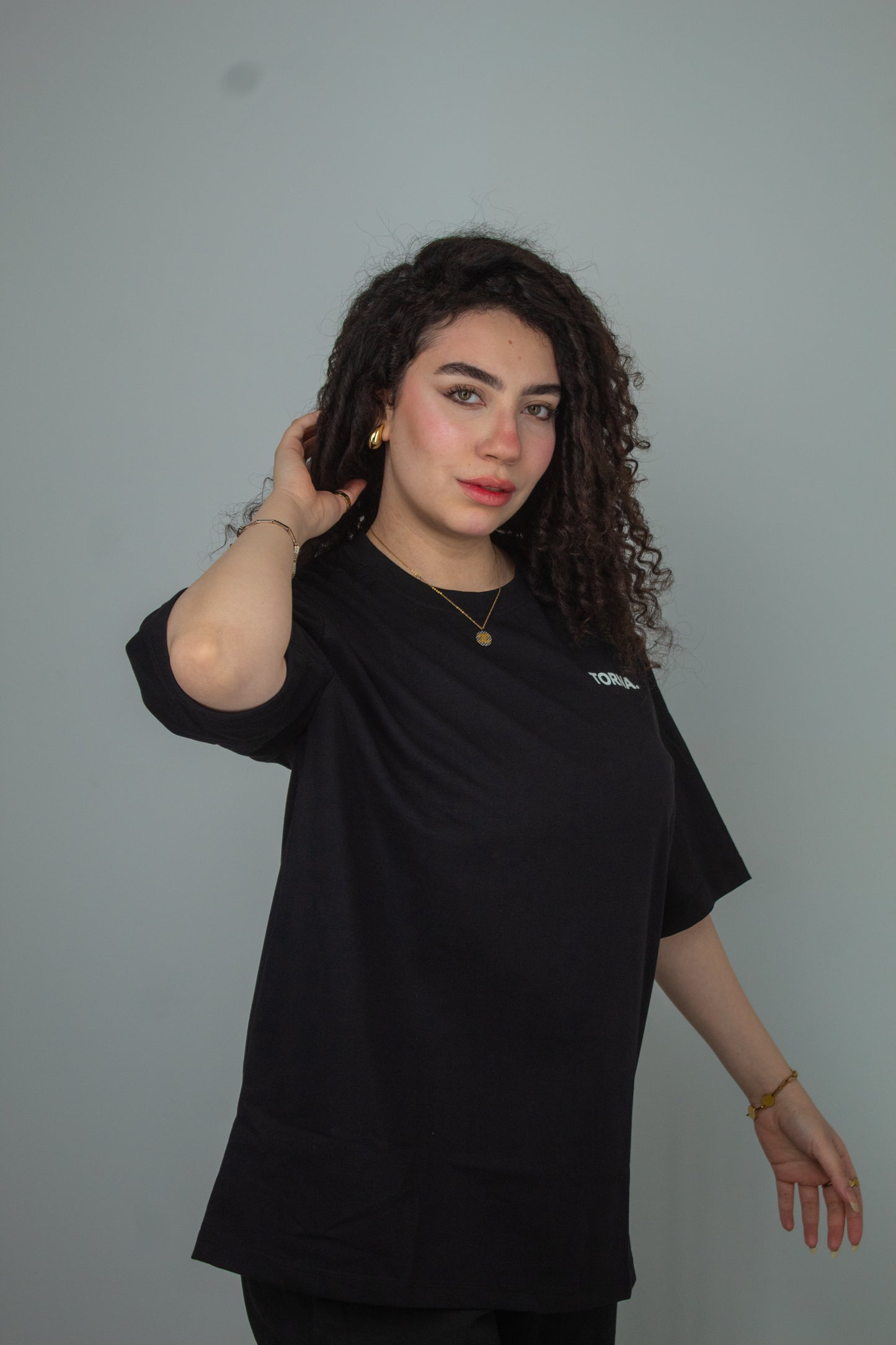TORNA Essential Oversized T-Shirt – Midnight Black
