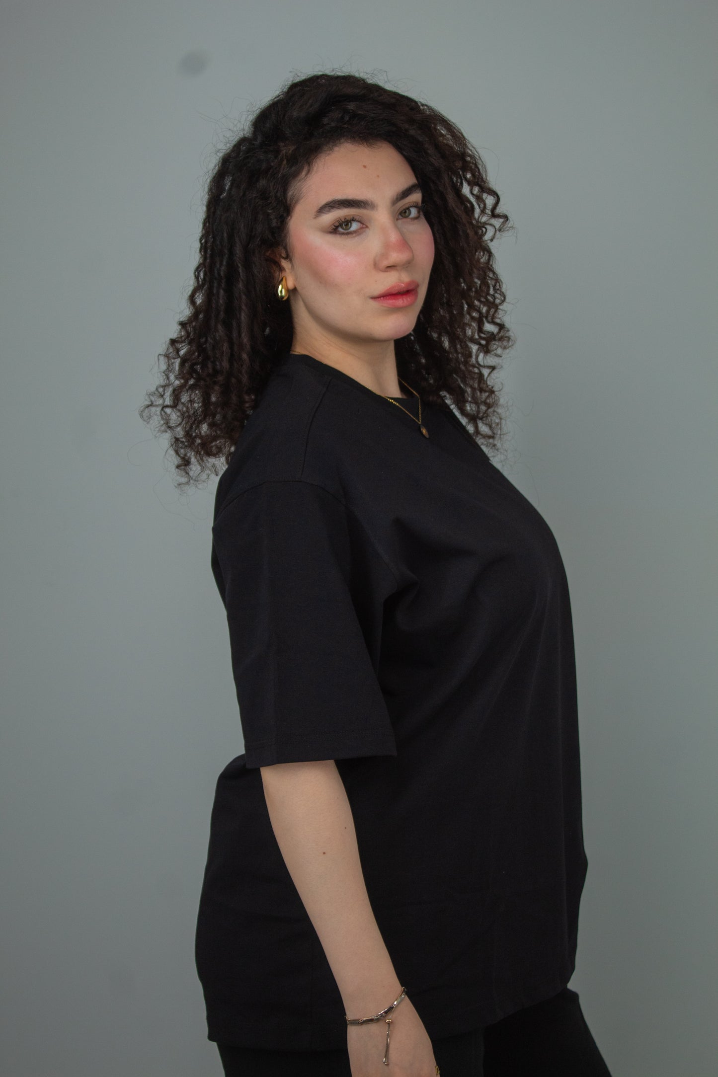 TORNA Essential Oversized T-Shirt – Midnight Black